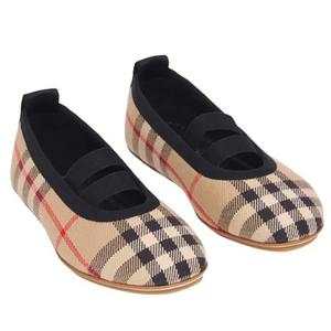 [국내발송] 버버리 키즈 체크 발레리나 플랫슈즈 8045347 30(190mm) 31(195mm)