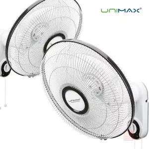 유니맥스 대형 16인치 기계식 벽걸이 선풍기 UMF-N5121W 강력한 3엽날개 좌우회전 가정용 업소용 사무실 공장 등