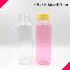 [보틀스] 350 페트병 350미리 350ml 우유 주스 그릭 요거트 더치 커피 식혜 콩물 PET병 플라스틱병 사각 공병