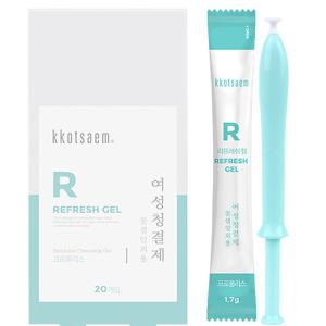 꽃샘 리프레쉬 프로폴리스 보습젤 일회용여성청결제 Y존 이너케어 20p