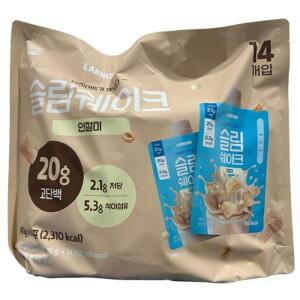 [재고보유 당일발송] 코스트코 랩노쉬 슬림 쉐이크 인절미맛 450g x 14개