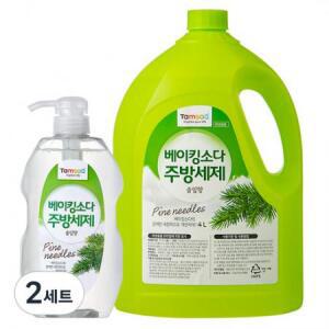 탐사 베이킹소다 주방세제 4L+780ml 세트, 4.78L, 2세트 one option