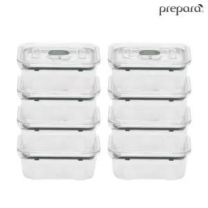프리파라 브루클린 트라이탄 밀폐용기 밥팩 2호(460ml) x 8개