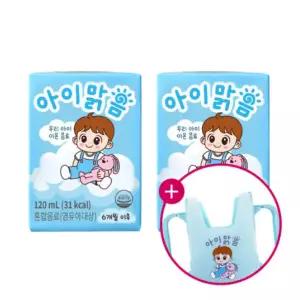 아이맑음 이온음료 120ml X 24팩 영유아 음료수 베이비주스(+컵홀더)