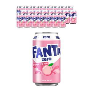 환타 피치제로, 350ml, 24개