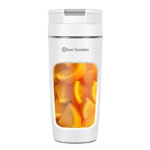 믹서 텀블러 휴대용 믹서기 블렌더 미니 믹서기 대용량 600ml 스노우화이트