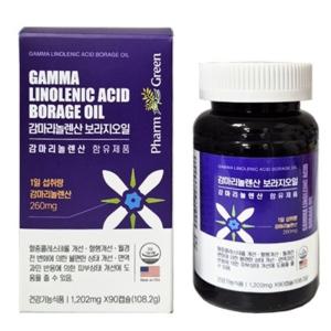 감마리놀렌산 보라지오일 콜레스테롤개선 갱년기여성 피부상태개선 여성활성 90캡슐