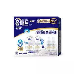 홈매트 리퀴드 MAX 훈증기 x 2개 + 리필(45일) x 4개