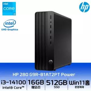 HP Pro SFF 280 G9R-B1AT2PT Power 데스크탑 i3-14100/16GB/512GB/Win11Home 미니 슬림 인텔