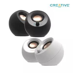 CREATIVE PEBBLE V3 스피커 블랙 화이트 선택 블랙 화이트 선택