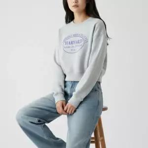 [폴앤폴]하버드 크롭 맨투맨 5컬러