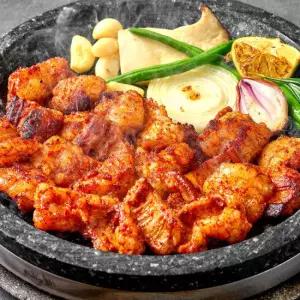 [불맛양념] 초벌완료  양념 납작 소대창 250gx2팩 (총 500g)