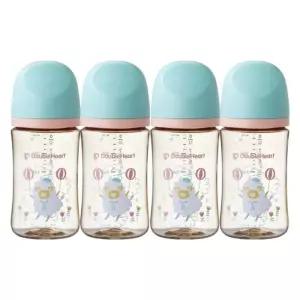 더블하트 젖병 트윈팩 240ml 휴대용 빨대컵 세트 양