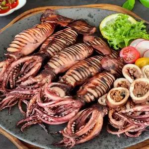 녹진내장 오징어통찜 채낚기 생물 급냉 5∼8미(1kg)
