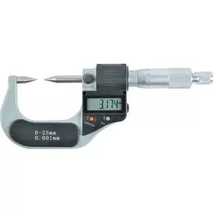 블루텍 포인트 마이크로미터(디지털) BD342-025 측정범위(0-25mm/0.001)