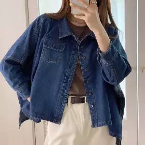 [하프클럽/]원포켓 박시핏 데님 셔츠 청남방 언발란스 데일리 중청 진청 셔