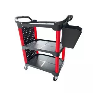 경량 트롤리 접이식 서빙 카트 공구함 이동식 핸드카트 운반 도구함