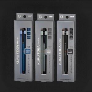 일본 유니 쿠루토가 메탈 샤프 샤프 고급 수능 녹턴 블랙 0.5mm