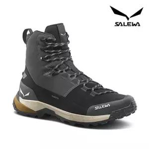 살레와 남성 푸에즈 윈터 미드 PTX 파워텍스 등산화 블랙/블랙