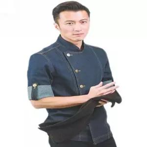 단체 쉐프복 셰프 작업복 레스토랑 데님 식당 유니폼 요리사복 주방복 현장복