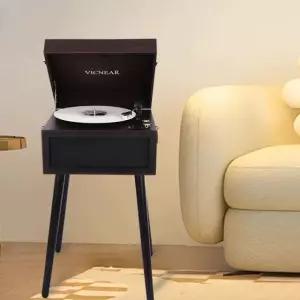 LP 턴테이블 클래식 레코드플레이어 블루투스 음반기 빈티지 자동 다리 스탠드형