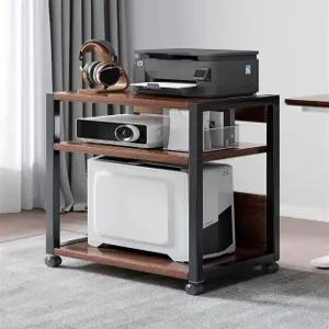 소형 프린터선반 이동식 거치대 정리대 복합기 pc 책상형 수납 캐스터