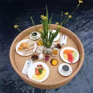 수영장 플로팅 트레이 뜨는 튜브 음식 쟁반 물에 스낵 물놀이용품 풀빌라 컵 튜브트레이