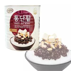 달디단마켓 리치스 통단팥 3kg 빙수재료 팥빙수 토핑재료 업소용 대용량