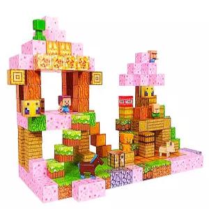 마인크래프트 블럭 블록 퍼즐 장난감 교구 어린이 완구 피규어 꿀벌산장