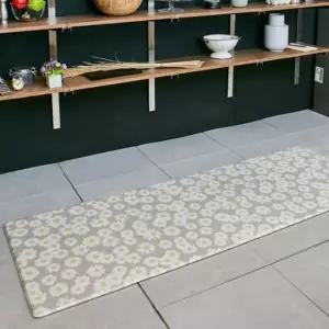 주방매트 발이 편한 플라워 주방 발매트 선택 대 65X180X1.2cm 발편한매트