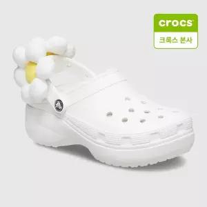 [크록스][크록스 본사] 클래식 플랫폼 라인드 데이지 클로그 209236-90H