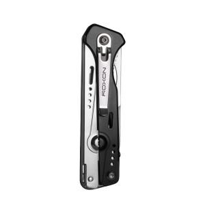 ROXON S501U 접이식 포켓 가위 및 벨트 클립이 있는 교체 가능한 칼날, 야외, 캠핑, 하이킹용 2 in 1 멀티