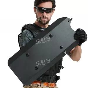 호신용 방패 전술 진압 팔 보호대 보안 가드 경호 도둑 방지 LED 라이트 서바이벌