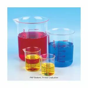 Azlon PMP 투명비커(적색눈금) Germany/플라스틱 비이커 - Az.BDD324P 100ml