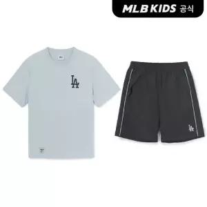 [MLB키즈 공식]26SS 아웃도어 베이직 메쉬 티셔츠세트 LA (L.Blue) 7AS1V0463-07BLL