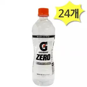 게토레이 제로 이온음료 600ml x 24개 갈증해소 롯데칠성 게토레이제로