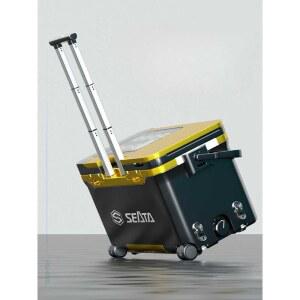 낚시쿨러 40L 낚시용 아이스박스 레저용 캐리 블랙 레드 쿨러