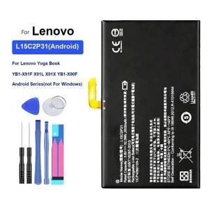태블릿 배터리 L15C2P31 안드로이드 8500mAh 레노버 요가 도서 YB1-X91F X91L X91X YB1-X90F 시리즈 Windows용 아님