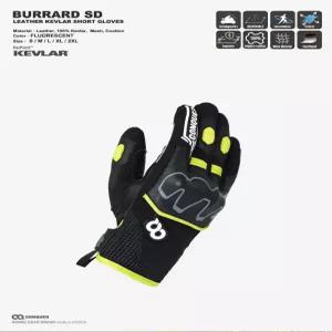 컨쿼 BURRARD KEVLAR SHORT GLOVES 가죽 바이크 오토바이 라이더 라이딩 장갑