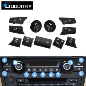 자동차 대시 보드 에어컨 AC 버튼 키 통풍 노브 스위치 캡, BMW X5 X6 E70 E71 E72 2007-2014 64119310445