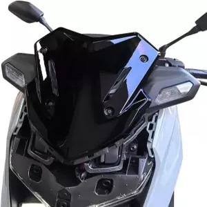 XMAX 300 2026 전면 윈드스크린 윈드실드 디플렉터 스포일러 페어링 바이저 글래스(블랙)용