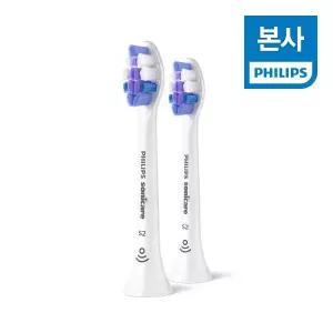 [필립스](마산점)소닉케어 S2 센서티브 초미세모 칫솔모 화이트 2개입 HX6052/14
