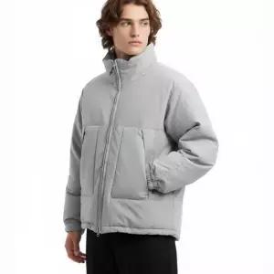 MUST IT_캡틴선샤인 Puffer Mil Jacket KS24FJK11 - LIGHT GRAY) 푸퍼 밀 자켓)