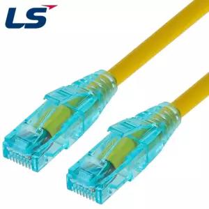 LS전선 670Y CAT.6 UTP EZ 플러그 랜 케이블 7m (옐로연장 인터넷 연결 컴퓨터 기가 LAN 랜선 네트워크 부