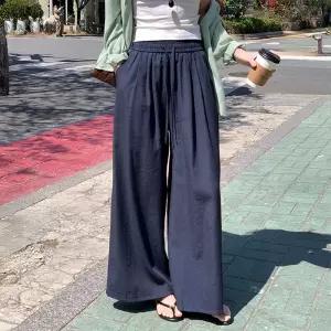 [코코블랑] 코스토 밴딩 와이드 팬츠