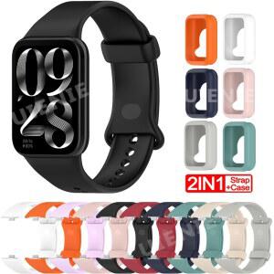 원래 Xiaomi Miband 9 Pro 용 실리콘 시계 밴드 및 케이스 Mi Band 9Pro 스포츠 팔찌 스마트 스트랩