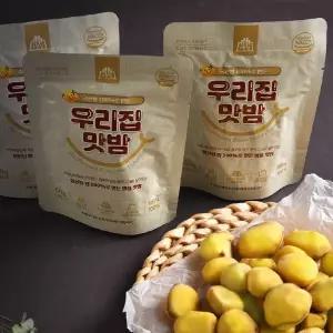 구쁜참 우리집 맛밤 12봉지 충청 공주 부여 우리나라 국산 밤 아이 부모님 운동 간식 식사 대용