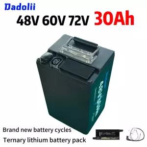 전동킥보드배터리 자전거 스쿠터 다중 전압 48V/60V/72V 리튬 배터리 2륜 3륜 전기 바이크 오토바이에 이상