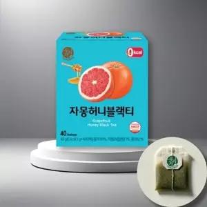 자몽맛 허니 향 블랙티 무설탕 40티백 음료차