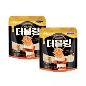 진주 천하장사 더블링 뿌링치즈 25g 16개입 2개